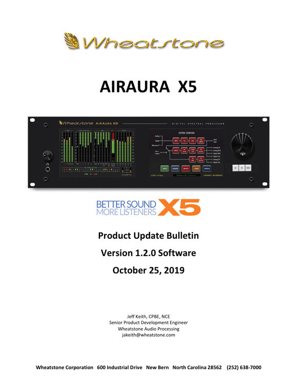 X5 Prod UpDate